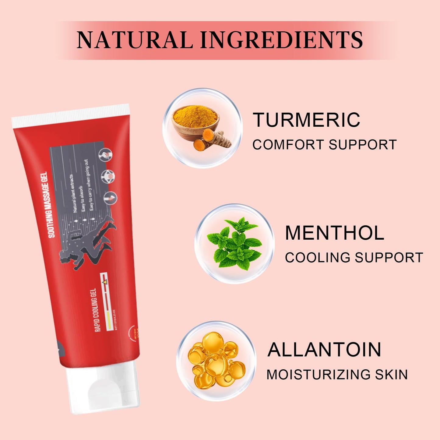 Joint Gel, Soothing Massage Cream, Joint Soothing Comfort Gel for Back, Neck, Keen, Muscle, and Foot, Absorb Quickly, Natural and Non-Greasy, 4.23OZ JosmonBuy Supplements Australia