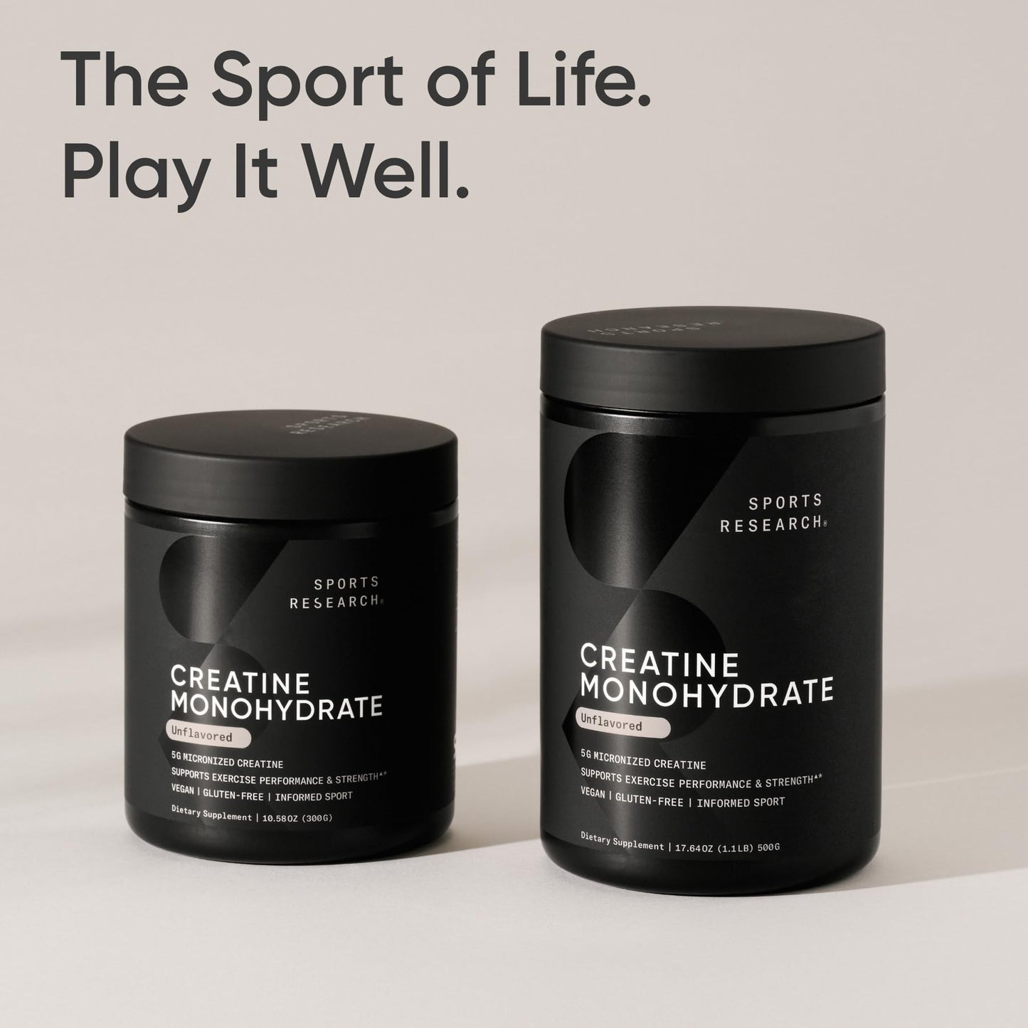 Sports Research Creatine Monohydrate - Gain Lean Muscle, Improve Performance and Strength and Support Workout Recovery* - 5 g Micronized Creatine - 17.64 oz Sports Research buy supplements Au
