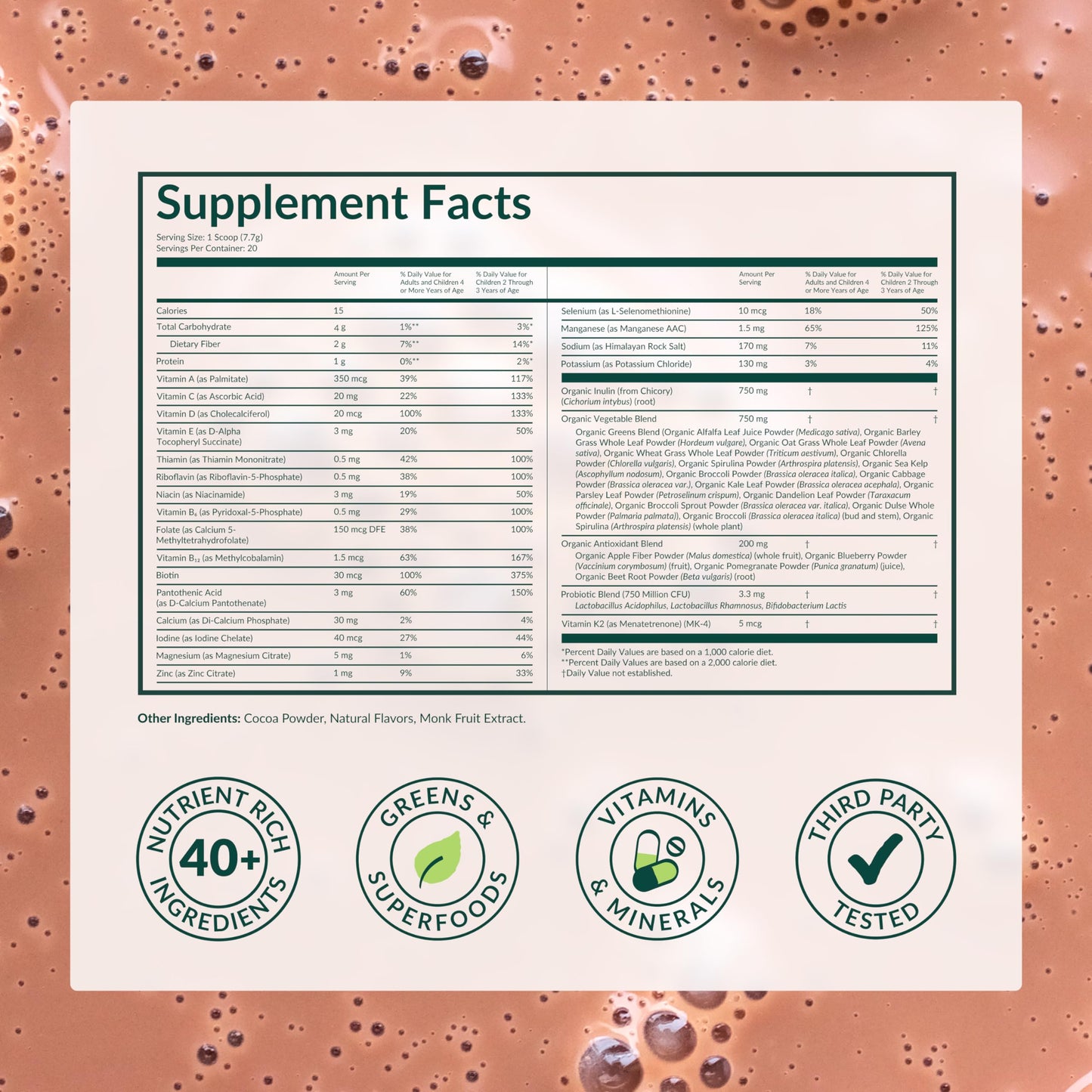 Beam Kids Multivitamin Powder – Kids Vitamins with Greens, Probiotic & Prebiotic, Immune Support for Children & Toddlers, No Artificial Sweeteners, For Picky Eaters,