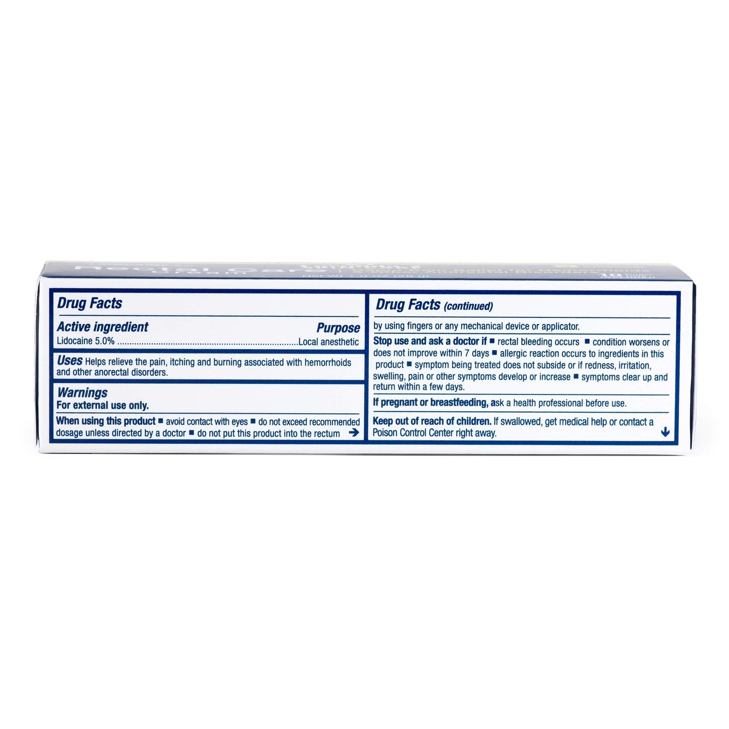 Pharmacist Formulated - Rectal Care Cream - Pain Relief for Hemorrhoids Formula 2 Skin CareBuy Supplements Australia