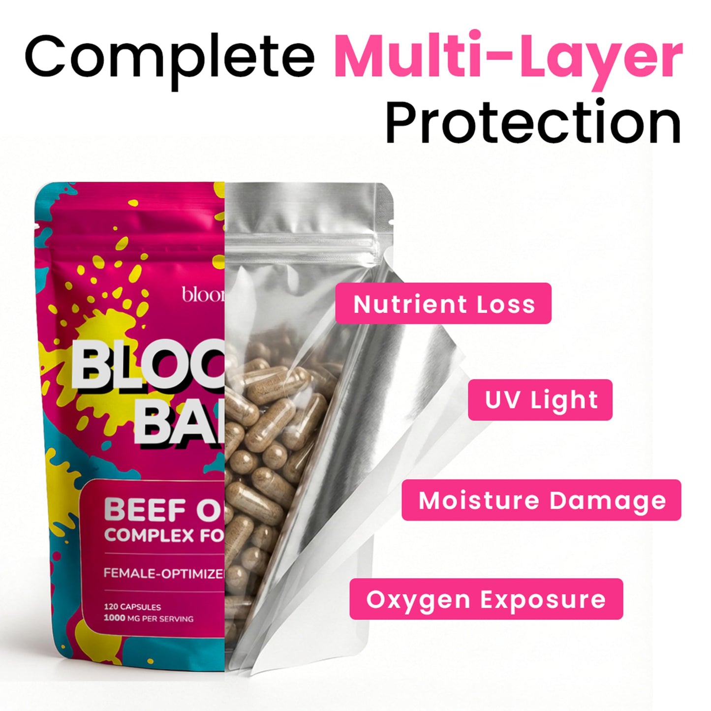 Beef Organ Supplement for Women – Grass Fed Liver, Uterus, Ovary, Heart, Kidney – 30+ Nutrients to Support Hormone Balance, Cycle Health, Energy, Immunity