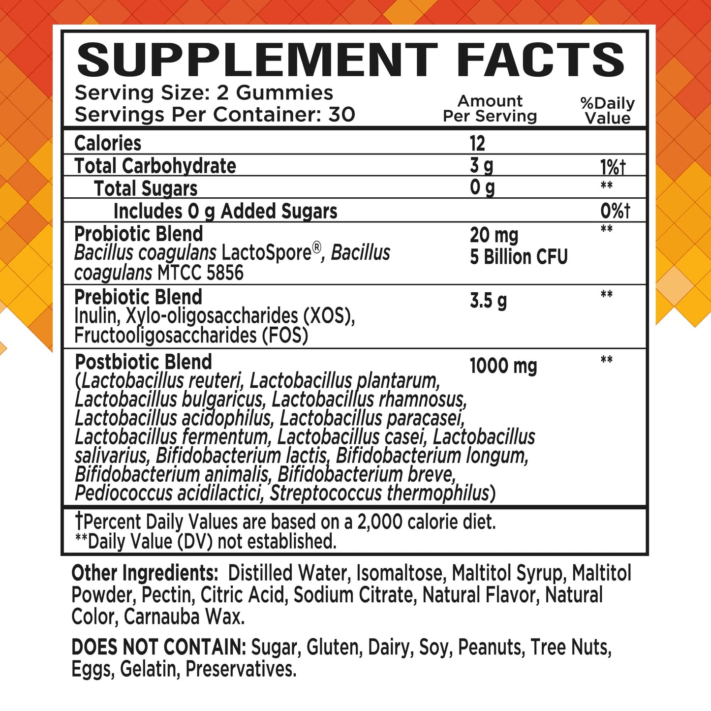 NutraPep Prebiotic Probiotic & Postbiotic Gummies for Women Men & Kids Children - High Potency 5 Billion CFU - Sugar-Free & Gluten 60 Count (Pack of 2)