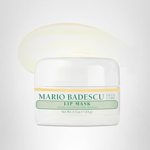 Mario Badescu Lip Mask with Coconut and Mango for All Skin Types, Overnight Lip Treatment Enriched With Skin Softening Coconut Oil, Sunflower Seed Oil and Hydrating Shea Butter, 0.5 Ounces Mario BadescuBuy Supplements Australia
