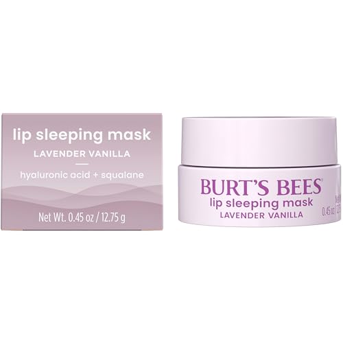Burt’s Bees Lavender Vanilla Lip Sleeping Mask, With Hyaluronic Acid and Squalane Moisturizer To Instantly Hydrate Lips, Overnight Mask and Treatment, 0.45 oz. Burt's BeesBuy Supplements Australia