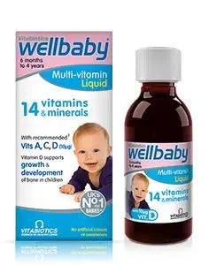 Wellbaby Multi-Vitamin Liquid 14 Vitamins and Minerals 150ml WELLBABY