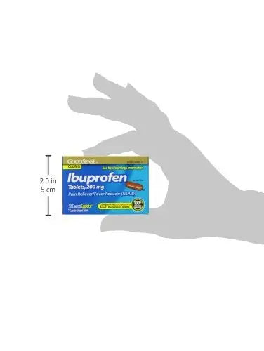 GoodSense Ibuprofen Pain Reliever/Fever Reducer Caplets, 200 mg, 50-Count GoodSenseBuy Supplements Australia