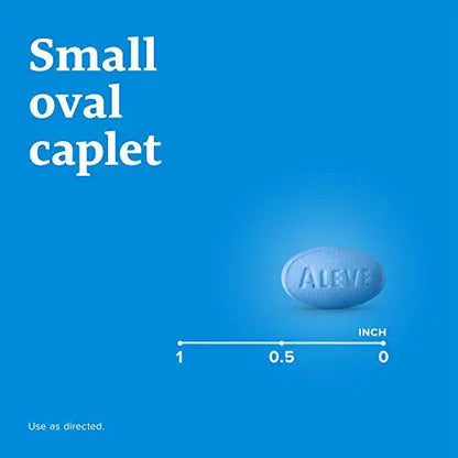 Aleve Caplets, Naproxen Sodium 220 mg (NSAID), Pain Reliever/Fever Reducer, #1 Orthopedic Surgeon Recommended, 270 Count AleveBuy Supplements Australia