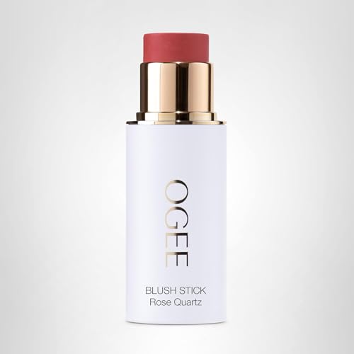 Ogee Sculpted Face Stick (ROSE QUARTZ - ROSE BLUSH) Certified Organic Blush Stick - Multi-Use Cream Blush Stick for Cheeks, Lips & Face OgeeBuy Supplements Australia