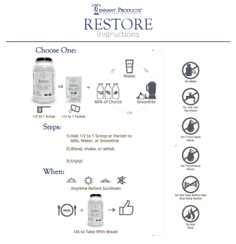 Restore Vanilla Veggie Protein | Premium Plant-Based Protein - 100% Natural and Omega 3 Fusion, Including Pea Protein Isolate - Low Carb, Keto, Dairy Free - 30 Day Supply Dr. Tennant's Dr. Tennant'sBuy Supplements Australia