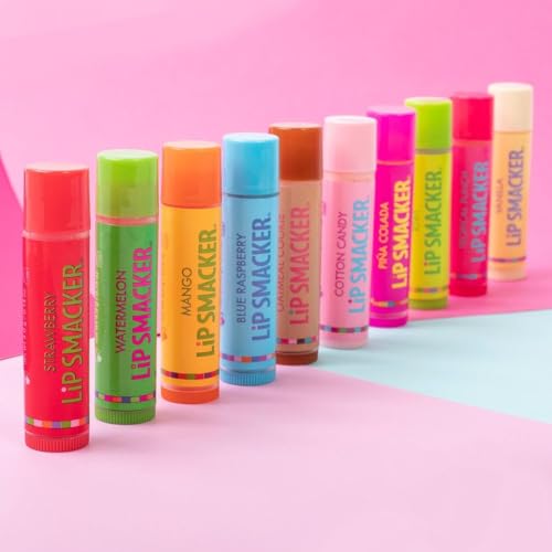 Lip Smacker Original & Best Holiday Flavored Lip Balm Party Pack, Oatmeal Cookie, Vanilla, Mango, Watermelon, Tropical Punch, Cotton Candy, Kiwi, Strawberry, Clear Lip SmackerBuy Supplements Australia