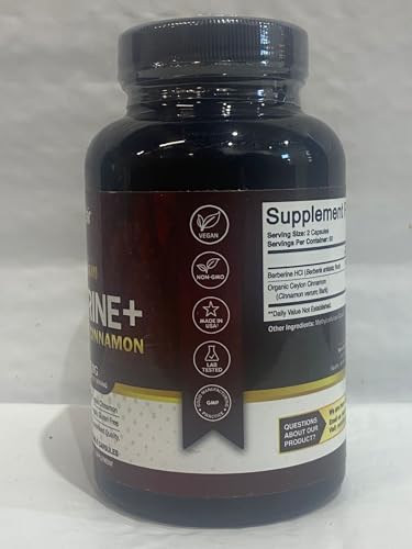 NutriFlair Premium HCL 1200mg, 120 Capsules - Plus Pure True Ceylon Cinnamon