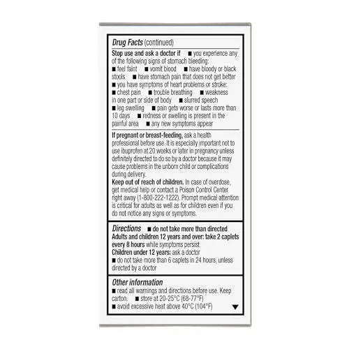 GoodSense Dual Action Acetaminophen and Ibuprofen (NSAID) Tablets, 250 mg/125 mg, Back Pain, 18 Count GoodSenseBuy Supplements Australia