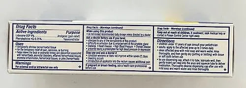 Doctor Butler’s Hemorrhoid & Fissure Ointment – Hemorrhoid Treatment and Hemorrhoid Cream with Lidocaine and Phenylephrine HCI for Fast Acting Relief of Pain, Swelling, Discomfort, and Itching (1 oz.) Doctor Butler'sBuy Supplements Australia