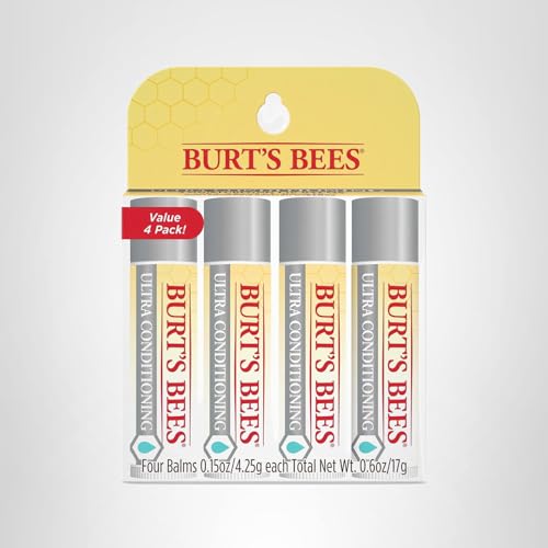 Burt's Bees Easter Basket Stuffers, Balm Bouquet Lip Balm Set, Original Beeswax, Vanilla Bean, Cucumber Mint, Coconut & Pear Pack, Natural Origin Lip Treatment, 4 Tubes, 0.15 oz. Burt's BeesBuy Supplements Australia