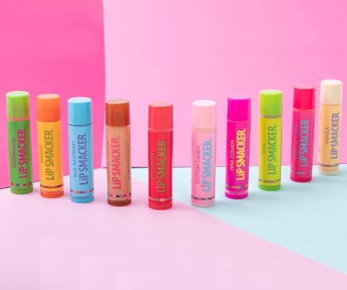 Lip Smacker Original & Best Holiday Flavored Lip Balm Party Pack, Oatmeal Cookie, Vanilla, Mango, Watermelon, Tropical Punch, Cotton Candy, Kiwi, Strawberry, Clear Lip SmackerBuy Supplements Australia