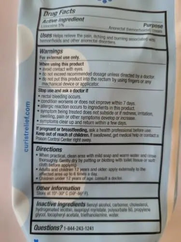 Curist 5% Lidocaine Cream Maximum OTC Strength Topical Pain Relief OTC - 12 oz (Pack of 2) XL Tube 5 Percent Lidocaine Numbing Cream to Numb Effectively (2 Pack - 6 oz Tube) CuristBuy Supplements Australia