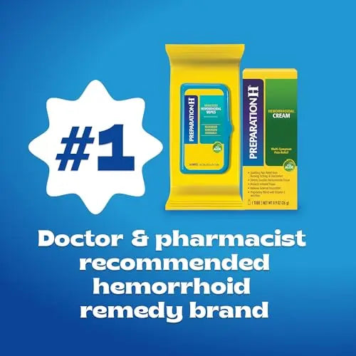 Preparation H Hemorrhoid Symptom Treatment Cream (0.9 Ounce Tube), Maximum Strength Multi-Symptom Pain Relief with Aloe Preparation HBuy Supplements Australia