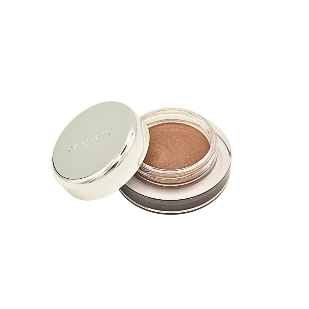 Merit Solo Shadow Cream Eyeshadow Sartorial Bronze, Buildable Crease-Free Pearlescent Color, Vegan & Cruelty-Free, 0.1 oz MeritBuy Supplements Australia