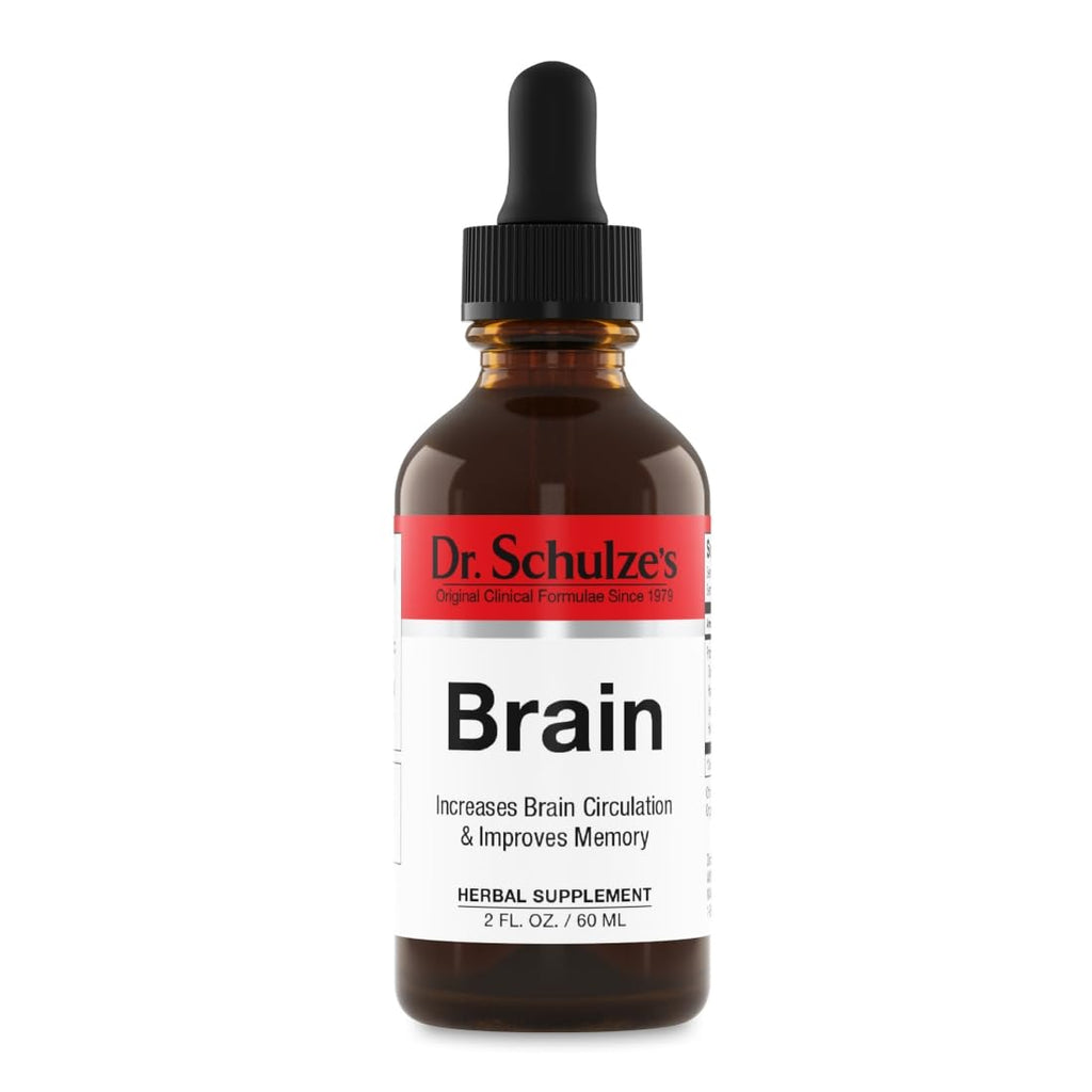 Dr. Schulze's Brain Formula 2 oz. - Vegan and Wild-Harvested | Stimulates Circulation and and Improved Mental Focus Dr. Schulze'sBuy Supplements Australia