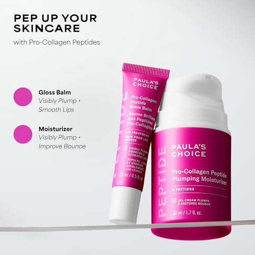 Paula's Choice Pro-Collagen Peptide Plumping Face Moisturizer, Daily Gel Face Cream for Deep Lightweight Hydration, Wrinkles & Loss of Firmness, Fragrance-Free, 1.7 Fl Oz Paula's ChoiceBuy Supplements Australia