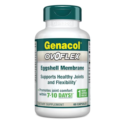 Genacol Ovoflex – Natural Eggshell Membrane Supplement, Support Healthy Joints & Flexibility, Vegetarian Solution for Joint Care, Results in 7 Days, Value Pack, 60 Capsules (60-Day Supply) GenacolBuy Supplements Australia