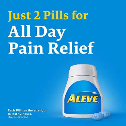 Aleve Caplets, Naproxen Sodium 220 mg (NSAID), Pain Reliever/Fever Reducer, #1 Orthopedic Surgeon Recommended, 270 Count AleveBuy Supplements Australia