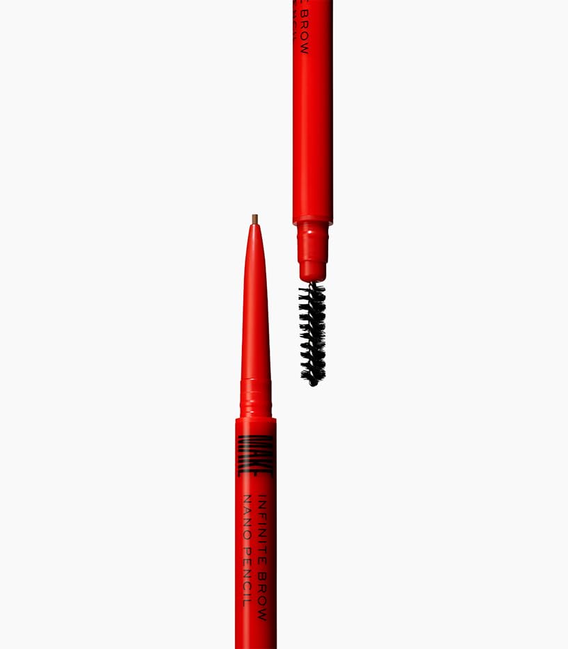 MAKE Beauty Nano Brow, Micro Eyebrow Pencil. Long-Lasting Smudgeproof Eye Brow Makeup for Hairlike Lines. Precision Liner for Natural-Looking Eyebrows - Shade, Warm Taupe MAKEBuy Supplements Australia