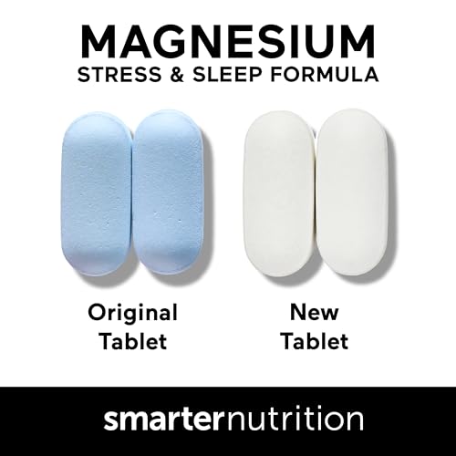 Smarter Nutrition Magnesium Complex - Chelated Magnesium Glycinate with Citrate, Malate and L-Theanine for Sleep, Muscle Relaxation and Stress Support - Non-GMO - 60 Tablets[30DaySupply] SMARTERNUTRITIONBuy Supplements Australia