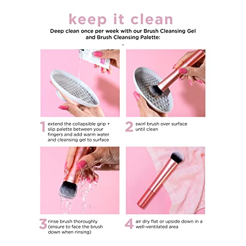 Real Techniques Extra Big Powder Brush, Large Makeup Brush For Powder, Fluffy Head For All-Over Setting, XL Oversized Brush For Quick Application, Cruelty-Free, Synthetic Bristles, 1 Count Real TechniquesBuy Supplements Australia