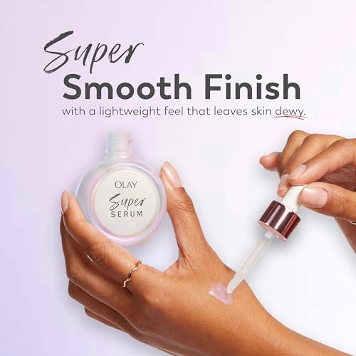Olay Super Serum - Glow Serum for Face - Activated Niacinamide, Vitamin C & E, Collagen Peptide, AHA - 5-in-1 Benefits - Brightens, Hydrates, Smooths, Firms, Evens Tone, Proactive Anti-Aging, 1.7 Oz OlayBuy Supplements Australia