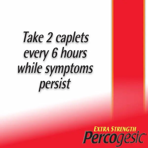 Percogesic Extra Strength Pain Relief | Aspirin Free Dual Action Relief | 40 Coated Caplets (3 Pack) PercogesicBuy Supplements Australia