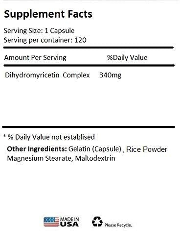 Absonutrix Dihydromyricetin - 520 mg, 120 Servings, Made in USA, Quick Absorption, Quality Potent Ingredients, Third-Party Tested, Non-GMO, GMP Certified, Cruelty Free Products Absonutrix buy supplements Au