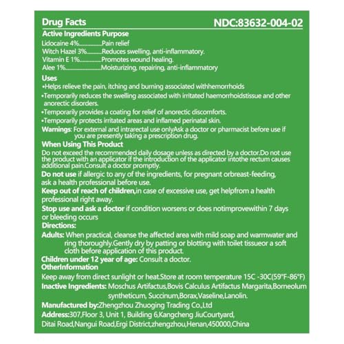 Dr.Goddyik Maximum Strength Hemorrhoid & Fissure Relief Cream Ointment with Aloe & Vitamin E - Fast Acting, Long Lasting Soothe for Itching, Burning & Fissures Dr.GoddyikBuy Supplements Australia