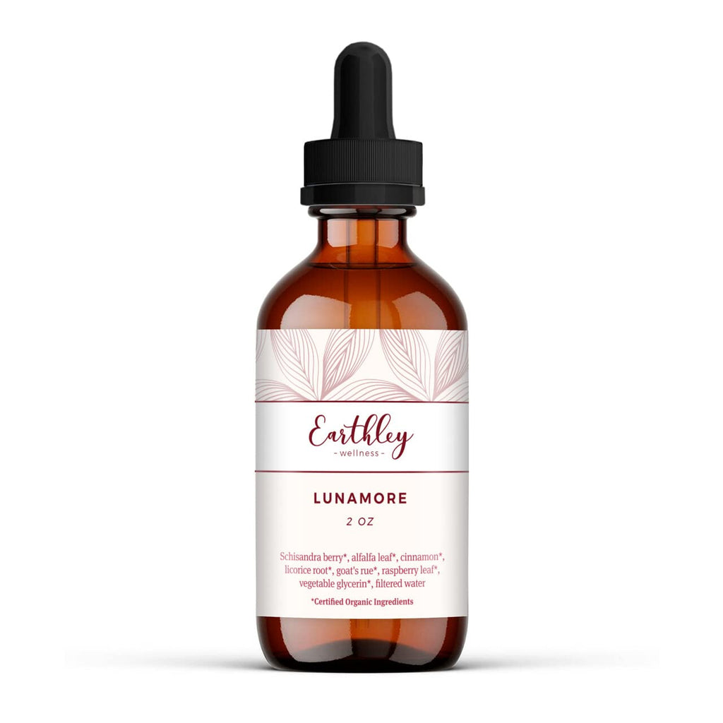Earthley Wellness Lunamore, Natural Anti-oxodant Remedy for Women, Reduce Cramps (2oz) Earthley WellnessBuy Supplements Australia