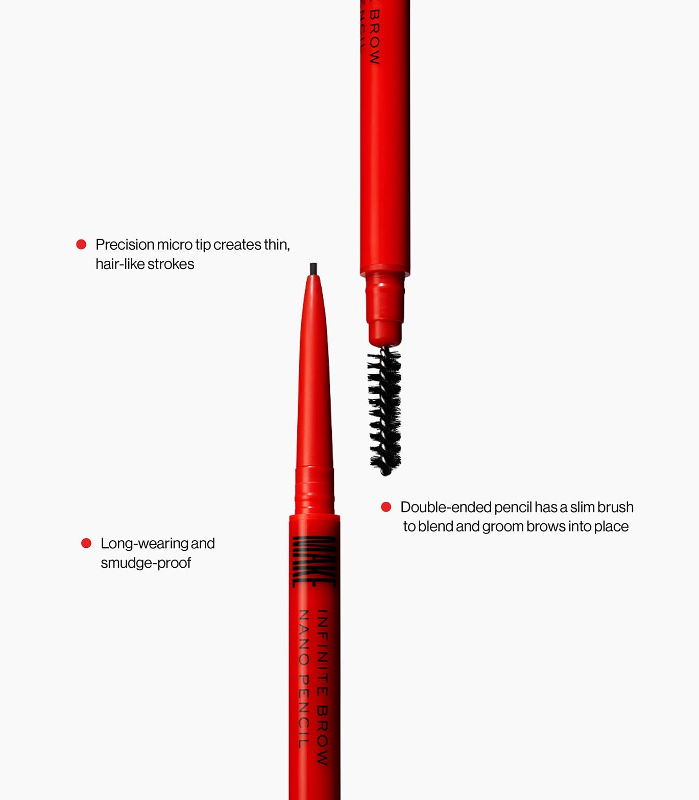 MAKE Beauty Nano Brow, Micro Eyebrow Pencil. Long-Lasting Smudgeproof Eye Brow Makeup for Hairlike Lines. Precision Liner for Natural-Looking Eyebrows - Shade, Warm Taupe MAKEBuy Supplements Australia