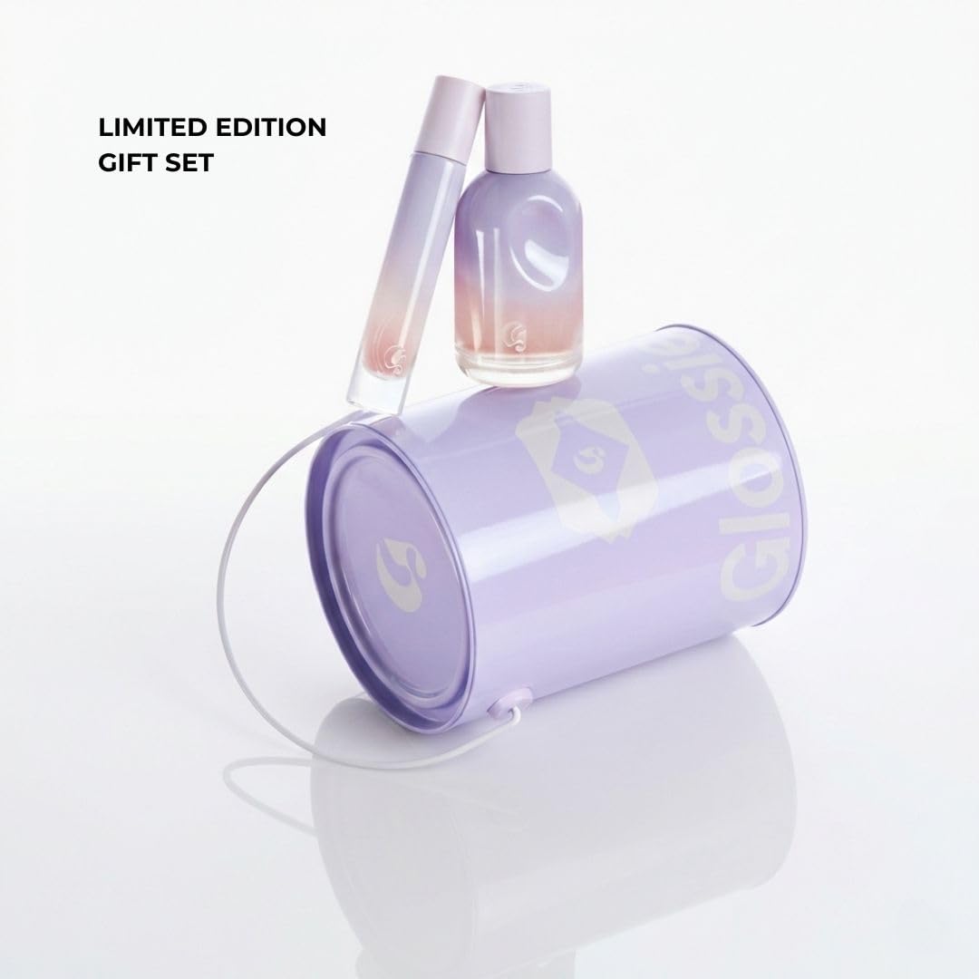 Glossier You Fleur Duo Perfume Gift Set: Fresh Floral Eau de Parfum with Ylang-Ylang, Apricot Skin & Ambrox Notes GlossierBuy Supplements Australia