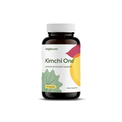 Brightcore Nutrition - Kimchi One, Kimchi Powder Capsules, Probiotics, Enzymes, & Antioxidant Supplement, Premium Gut Health Superfood