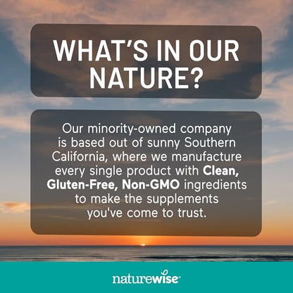 NatureWise Multivitamin for Women + Stress Support with Organic Whole Foods & Natural Minerals - B-Complex + Vitamin C + D3 K2 for Immunity, Hair, Skin & Nails - Non-GMO - 60 Capsules[30-Day Supply] NatureWise buy supplements Au