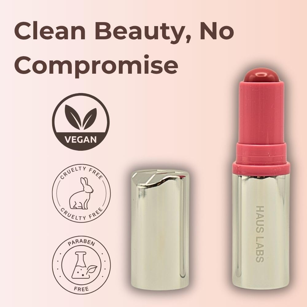 Haus Labs Color Fuse Longwear Hydrating Glassy Lip + Cheek Blush Balm Stick - Glassy Rosette Haus LaboratoriesBuy Supplements Australia