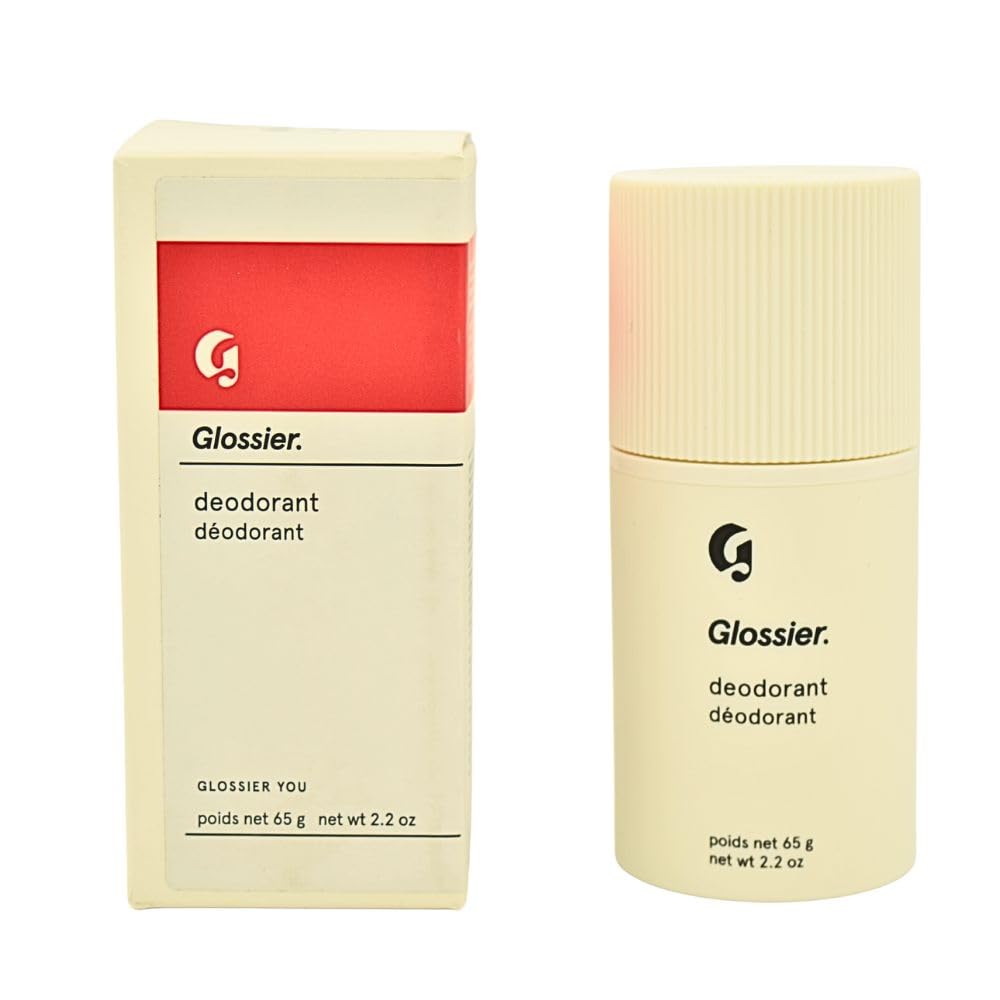 Glossier Deodorant Refillable Holiday Gift Set: Aluminum-Free Stick 2.2 oz + YOU Refill – Coconut Oil Base, Warm & Spicy GlossierBuy Supplements Australia