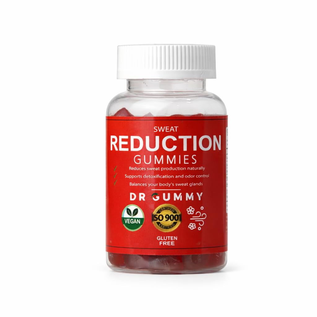 DR GUMMY Sweat Support Gummies for Adults – Internal Freshness & Odor Control Supplement with Chlorophyll, Activated Charcoal, Magnesium & Zinc + Probiotics – Vegan, Gluten Free, Non-GMO, 60 Count DR GUMMYBuy Supplements Australia