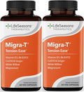LifeSeasons Migra‑T - White Willow Bark, Magnesium, CoQ10 & Ginger - 60 Count (Pack of 2) LifeSeasonsBuy Supplements Australia
