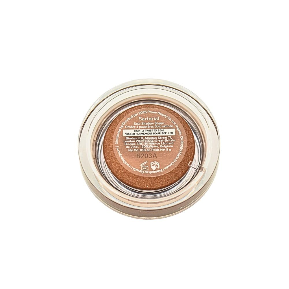 Merit Solo Shadow Cream Eyeshadow Sartorial Bronze, Buildable Crease-Free Pearlescent Color, Vegan & Cruelty-Free, 0.1 oz MeritBuy Supplements Australia