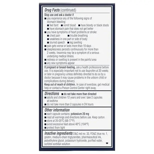 Advil PM Liqui-Gels Minis, 80 Liquid Filled Capsules AdvilBuy Supplements Australia