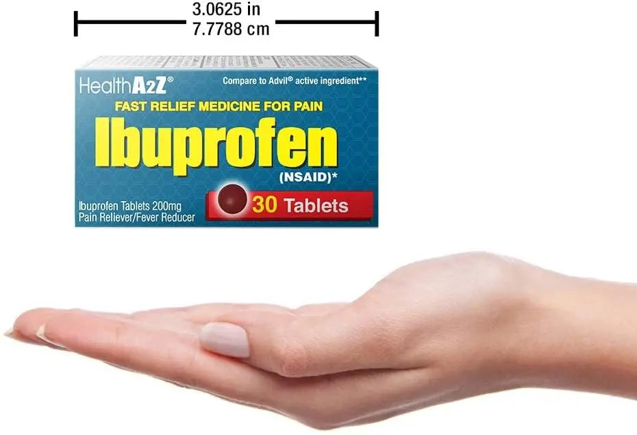 HealthA2Z® Ibuprofen Caplets 200mg | Pain Reliever & Fever Reducer | 24 Packs of 30 Tablets (720 Tablets Total) | Value Pack | NSAID HealthA2ZBuy Supplements Australia