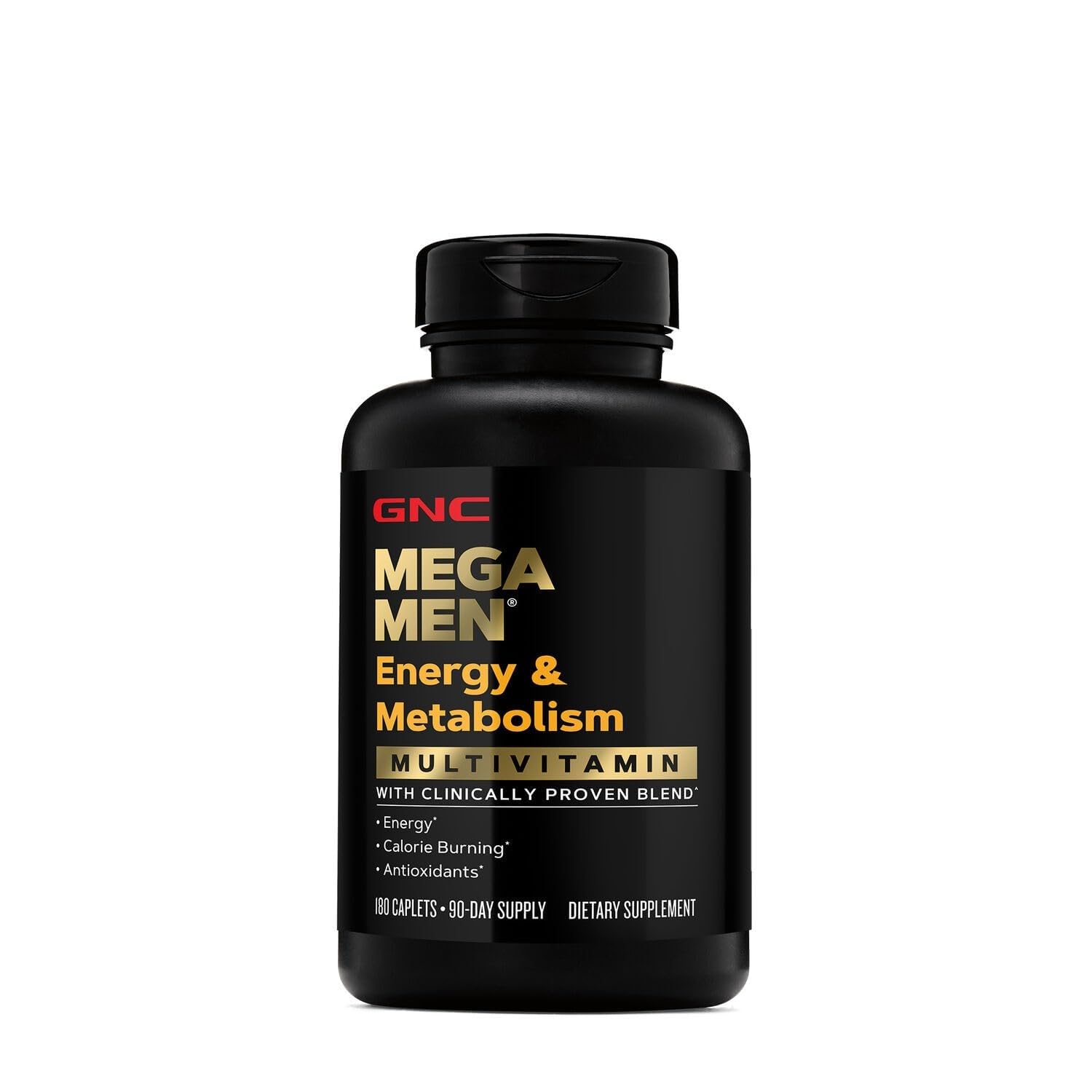 GNC Mega Men Energy & Metabolism Multivitamin | Antioxidants and Increased Calorie Burning | 180 Count GNC buy supplements Au
