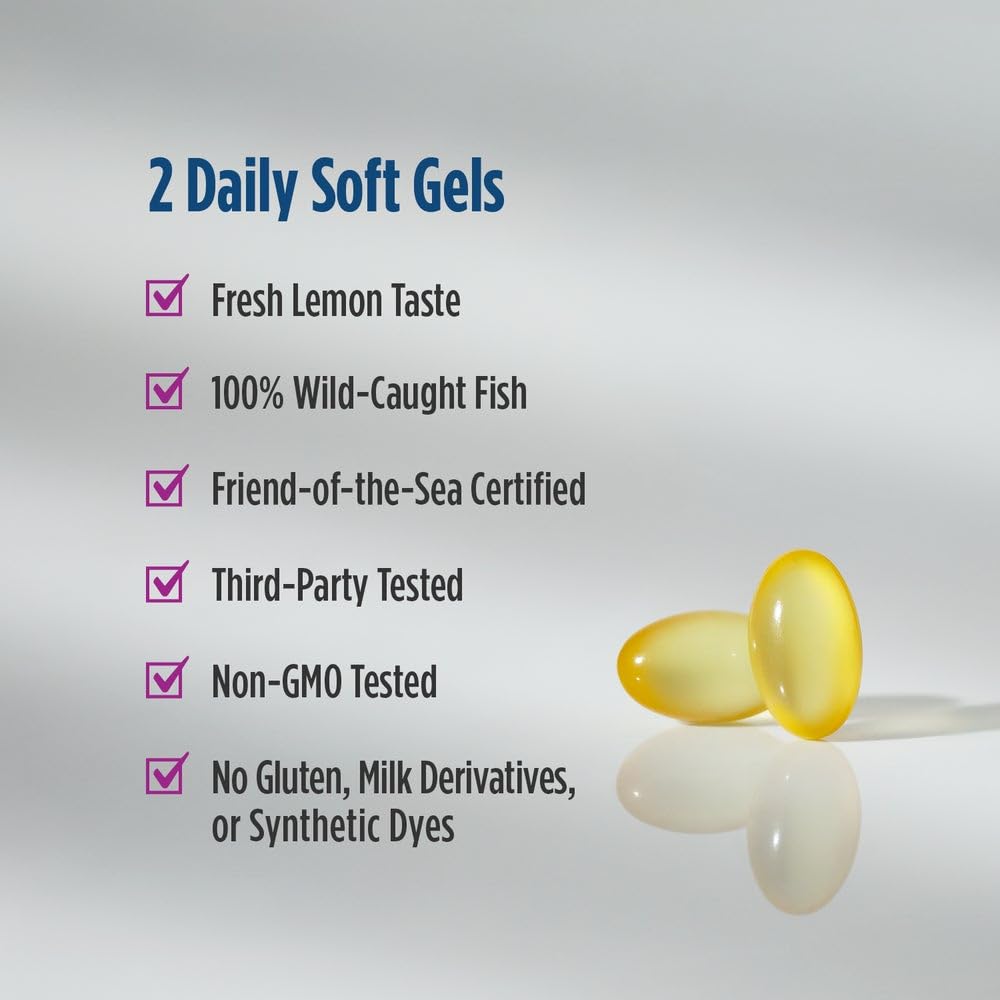 Nordic Naturals Postnatal Omega-3, Lemon - 60 Soft Gels - 1120 Total Omega-3 + 1000 IU Vitamin D3 - Formulated for New Moms; Supports Optimal Wellness, Positive Mood, Healthy Metabolism - 30 Servings Nordic NaturalsBuy Supplements Australia