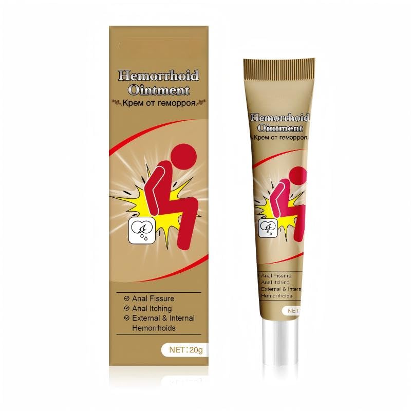 Hemorrhoid Cream, Herbal Hemorrhoid Ointment, Natural Itching & Burning Relief Hemorrhoidal Cream, External Discomfort Support for Men Women 20g GenericBuy Supplements Australia