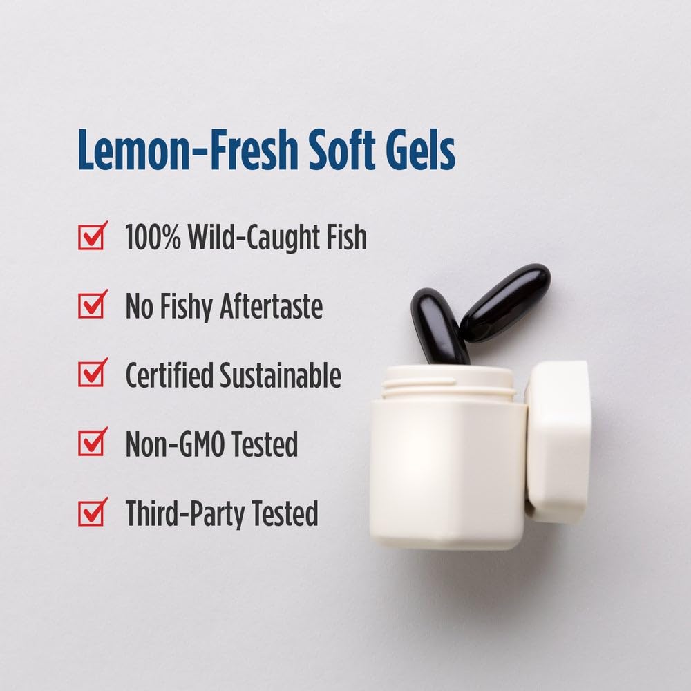 Nordic Naturals Ultimate Omega + CoQ10, Lemon - 90 Soft Gels - 1280 mg Omega-3 + 100 mg CoQ10 - Heart Health, Cellular Energy, Antioxidant Support - Non-GMO - 45 Servings Nordic NaturalsBuy Supplements Australia