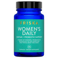 FRISKA Women’s Daily Digestive Enzyme and Probiotics Supplement, Advanced Natural Support for Female Digestive Health, Fights Bloating, Eases Digestion